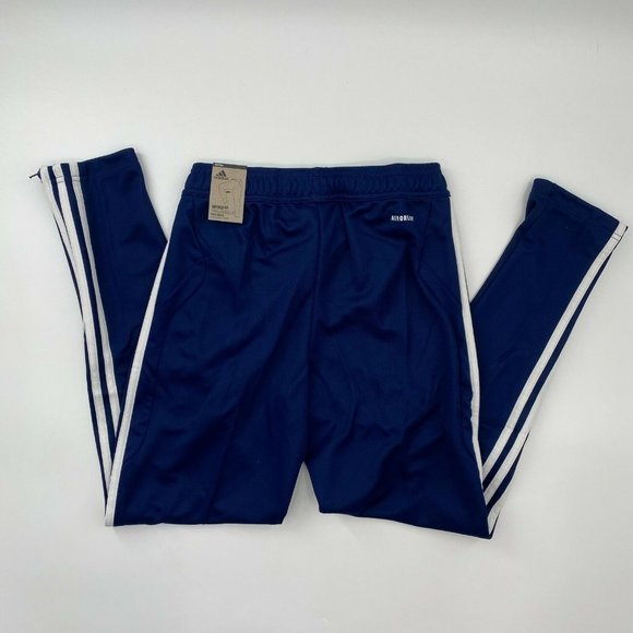 Adidas Boy's Tiro 19 Training Pants Navy Blue/White Side Stripe DT5177 sz M/8-10 - Picture 9 of 11